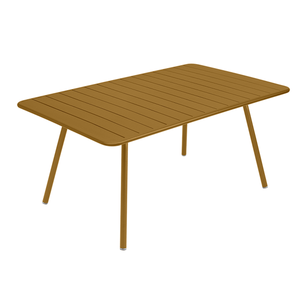 Luxembourg Outdoor Dining Table 165 x 100cm By Fermob in Gingerbread