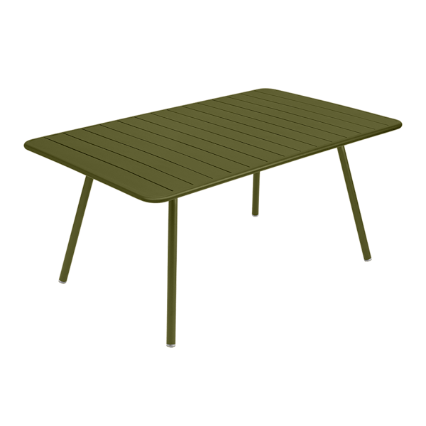 Luxembourg Outdoor Dining Table 165 x 100cm By Fermob in Pesto