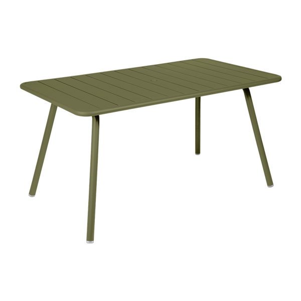 Luxembourg Outdoor Dining Table 143 x 80cm By Fermob in Pesto