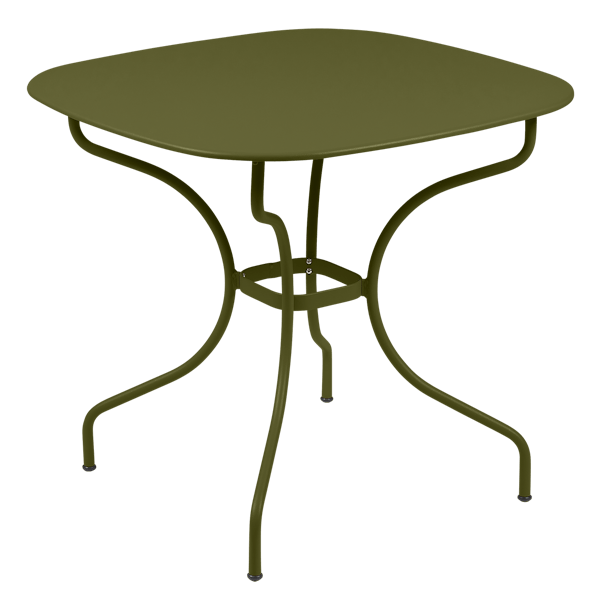 Opera+ Carronde Outdoor Dining Table 82cm x 82cm By Fermob in Pesto