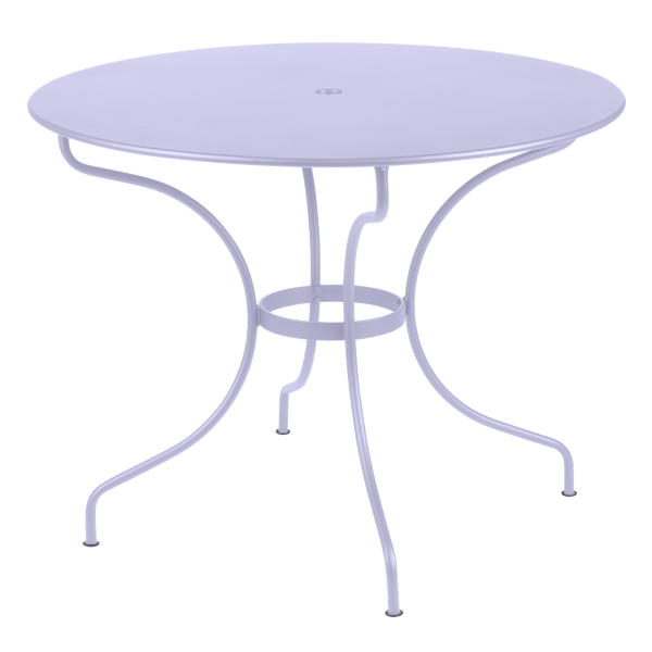 Opera+ Round Outdoor Dining Table 96cm By Fermob in Marshmallow