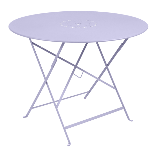 Floreal Folding Garden Table Round 96cm By Fermob in Marshmallow