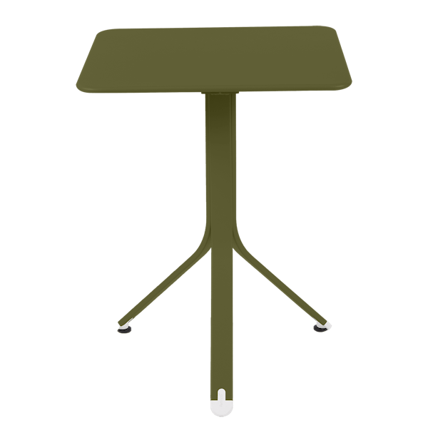 Rest'o Cafe Outdoor Square Table 57 x 57cm By Fermob in Pesto