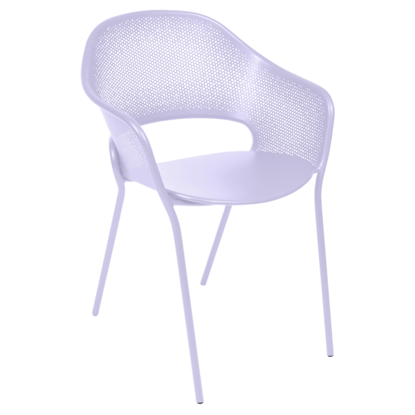 Kate Outdoor Dining Armchair By Fermob in Marshmallow