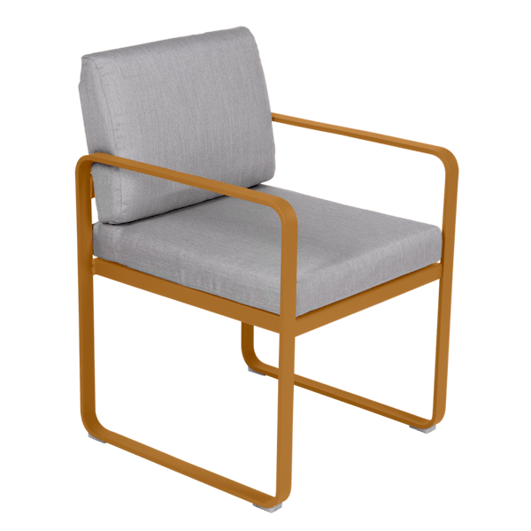 Bellevie Outdoor Dining Dining Armchair By Fermob in Gingerbread