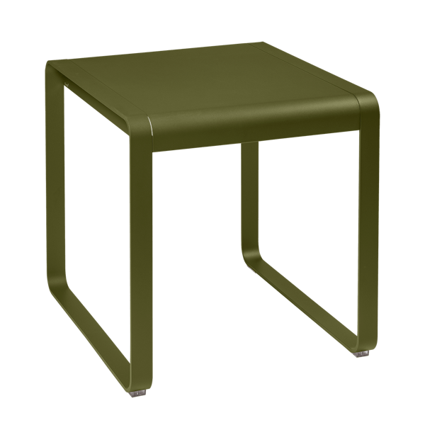 Bellevie Outdoor Dining Table 74 x 80cm By Fermob in Pesto