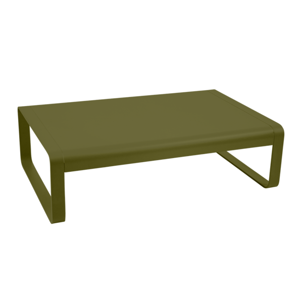Bellevie Outdoor Low Coffee Table 103 x 75cm By Fermob in Pesto