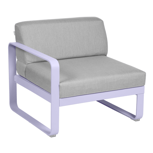 Bellevie Outdoor Modular 1 Seater Left Module By Fermob in Marshmallow
