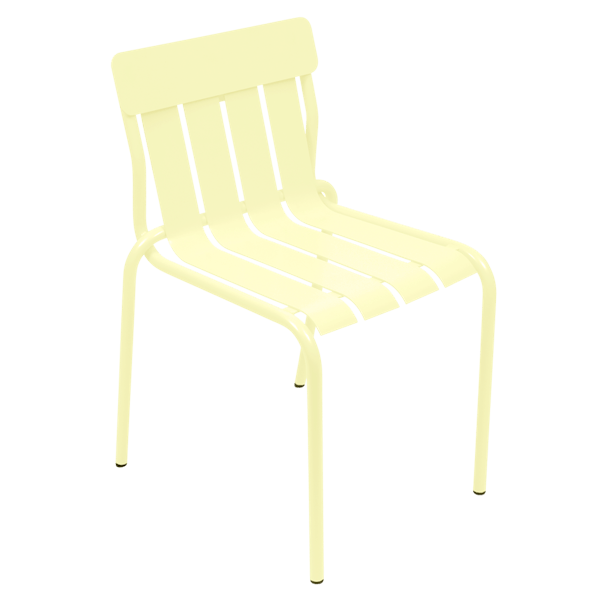 Fermob Stripe Chair in Frosted Lemon