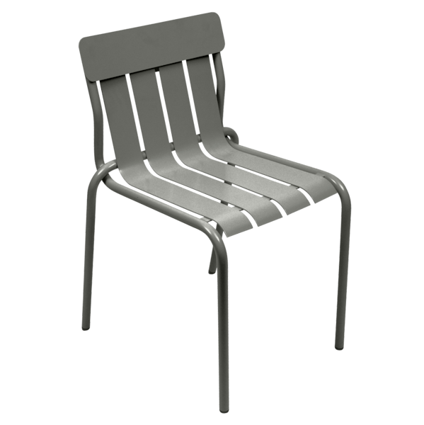 Stripe Outdoor Dining Chair By Fermob in Rosemary
