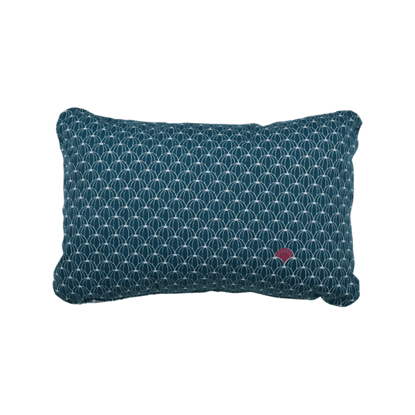 Fermob Pasteques Cushion 44 x 30cm in Petrol Blue