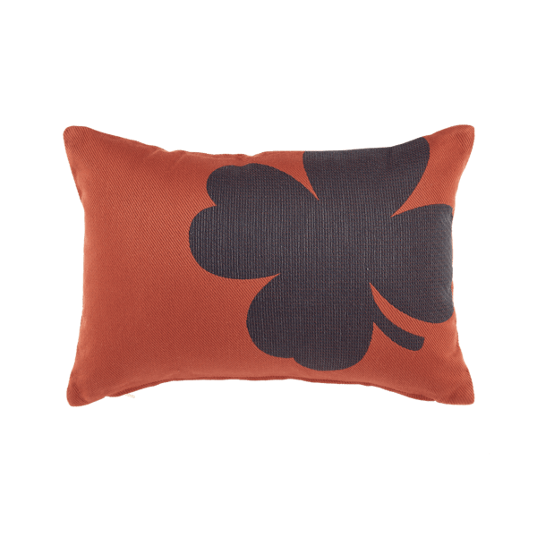 Trefle Outdoor Cushion 44 X 30cm By Fermob in Red Ochre