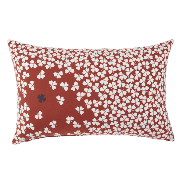 Trefle Outdoor Cushion - 68 x 44cm By Fermob in Red Ochre