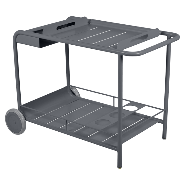 Luxembourg Outdoor Bar Trolley By Fermob in Anthracite
