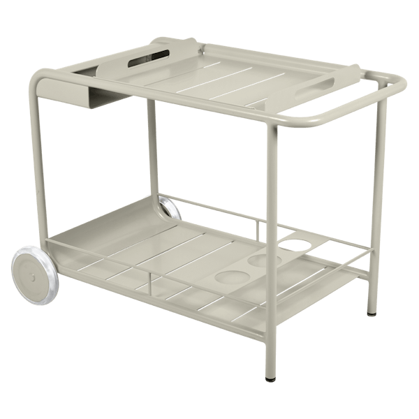 Fermob Luxembourg Bar Trolley in Clay Grey
