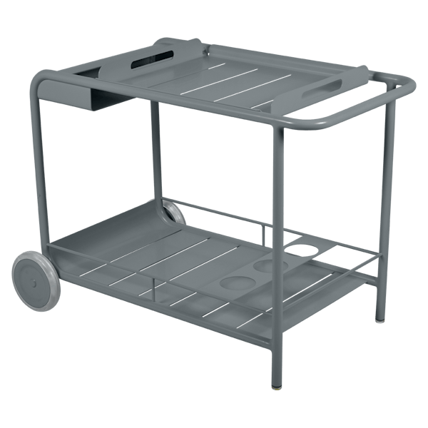 Fermob Luxembourg Bar Trolley in Storm Grey