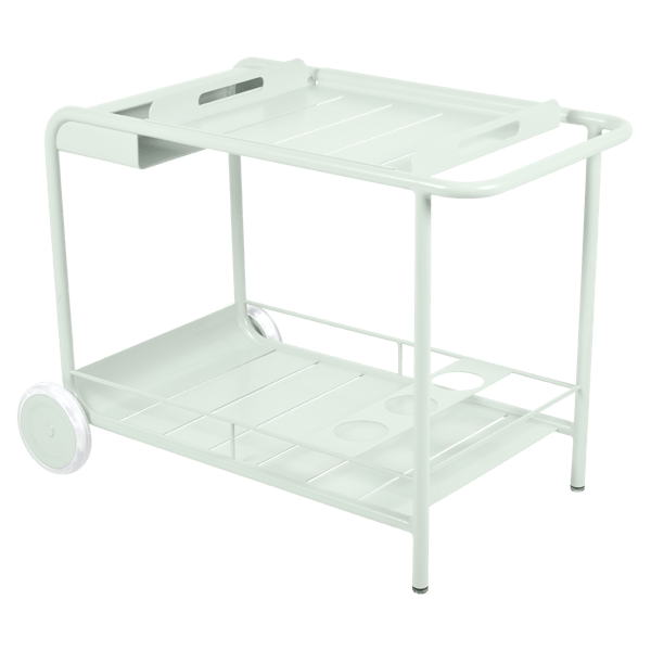 Fermob Luxembourg Bar Trolley in Ice Mint