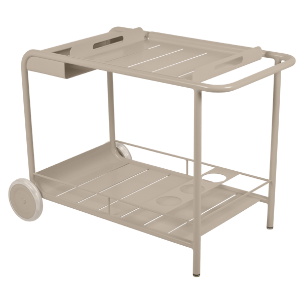 Luxembourg Outdoor Bar Trolley By Fermob in Nutmeg