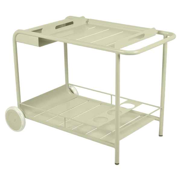 Fermob Luxembourg Bar Trolley in Willow Green