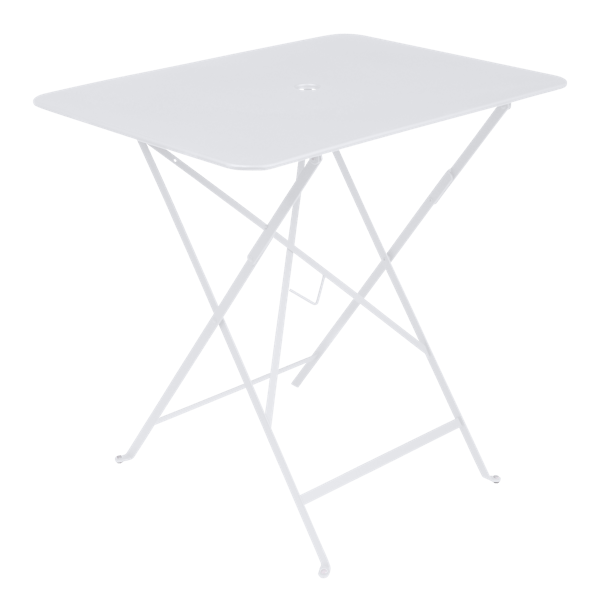 Bistro Outdoor Folding Table Rectangle 77 x 57cm By Fermob in Cotton White
