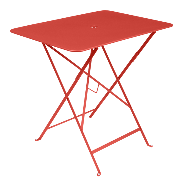 Bistro Outdoor Folding Table Rectangle 77 x 57cm By Fermob in Capucine