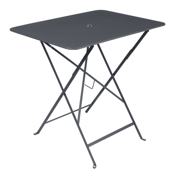 Bistro Outdoor Folding Table Rectangle 77 x 57cm By Fermob in Anthracite