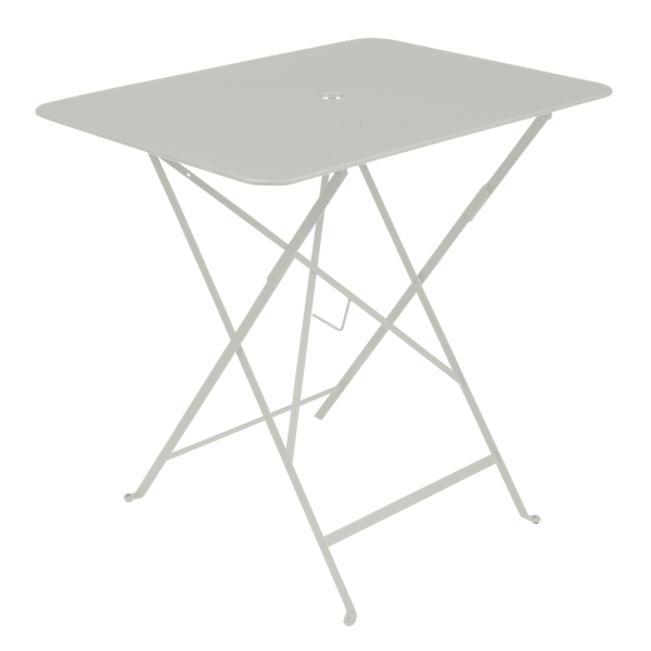 Bistro Outdoor Folding Table Rectangle 77 x 57cm By Fermob in Clay Grey