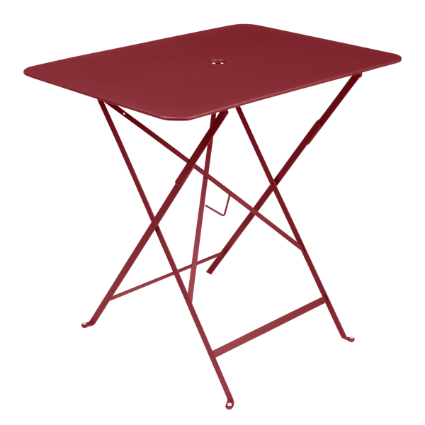 Bistro Outdoor Folding Table Rectangle 77 x 57cm By Fermob in Chilli