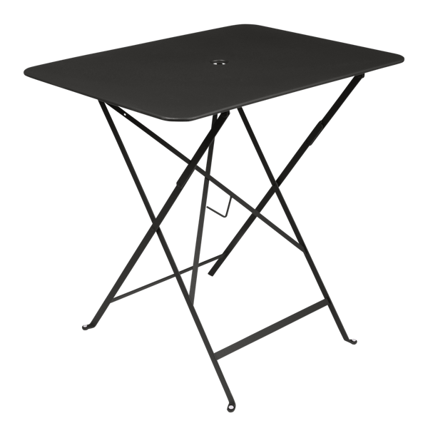 Bistro Outdoor Folding Table Rectangle 77 x 57cm By Fermob in Liquorice