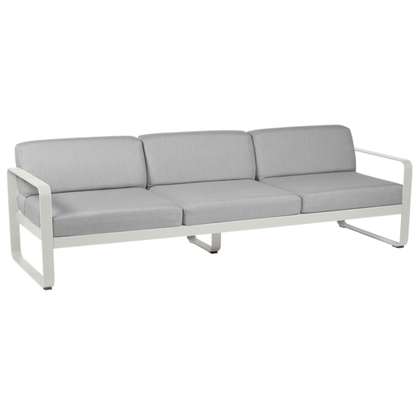 Fermob Bellevie 3 Seater Sofa in Clay Grey