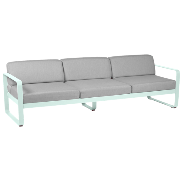 Bellevie 3 Seater Outdoor Sofa By Fermob in Ice Mint