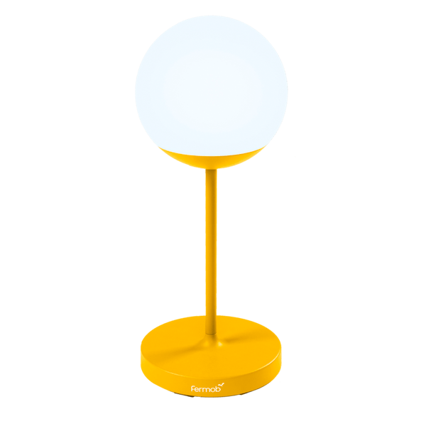 Mooon! Outdoor Portable Floor Lamp 63cm By Fermob in Honey OLD