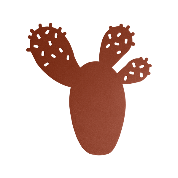 Envie d'Ailleurs Cactus Outdoor Trivet By Fermob in Red Ochre