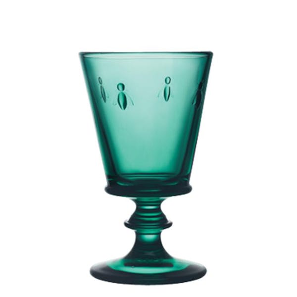 La Rochere Bee Wine Glass - Coloured in LR Emerald