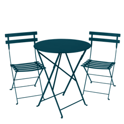 Fermob Bistro Set - 60cm Table and 2 Chairs