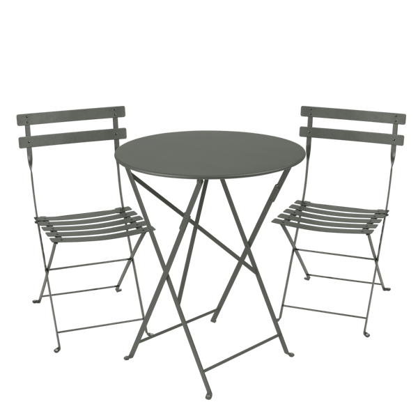 Fermob Bistro Set - 60cm Table and 2 Chairs in Rosemary