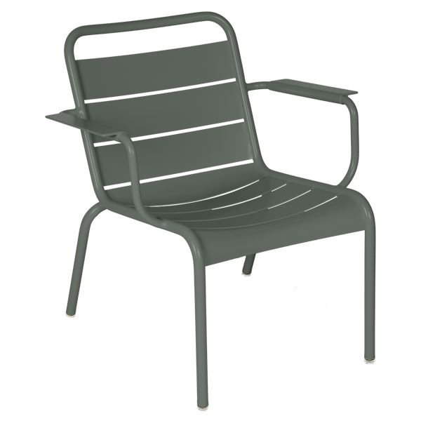 Luxembourg Outdoor Lounge Armchair By Fermob in Rosemary