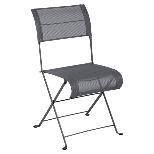Dune Folding Outdoor Chair By Fermob in Anthracite