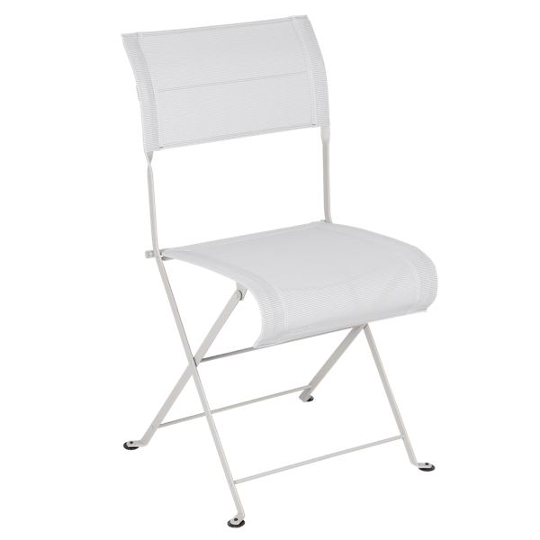Dune Folding Outdoor Chair By Fermob in Clay Grey