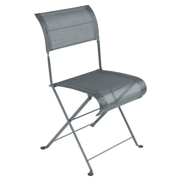 Dune Folding Outdoor Chair By Fermob in Storm Grey