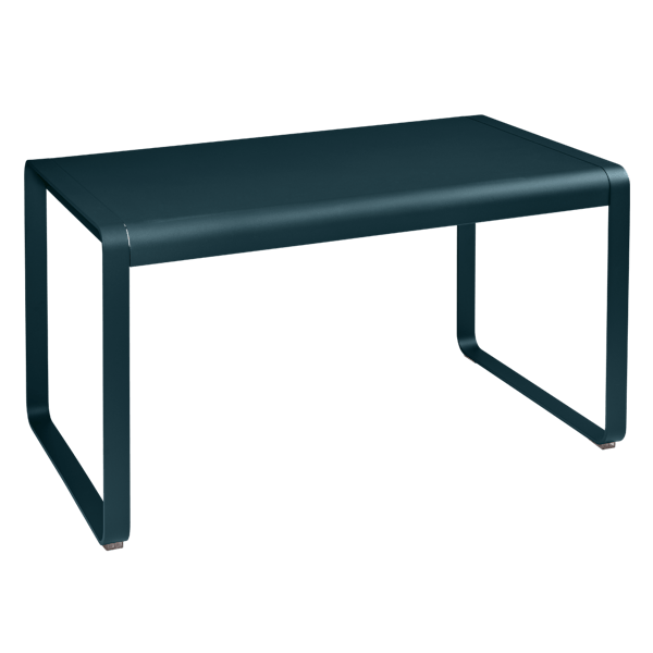 Fermob Bellevie Outdoor Dining Table 140 x 80cm in Acapulco Blue