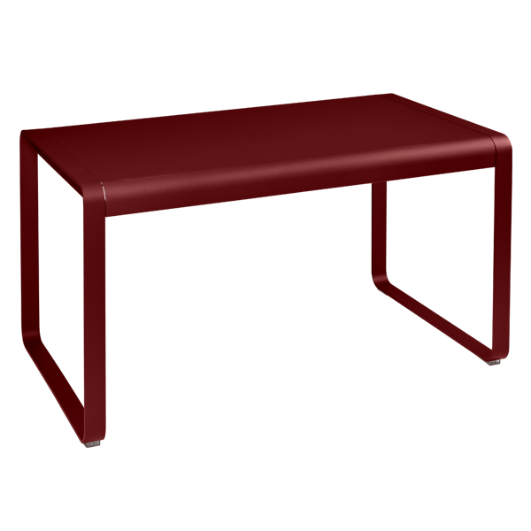 Fermob Bellevie Outdoor Dining Table 140 x 80cm in Chilli