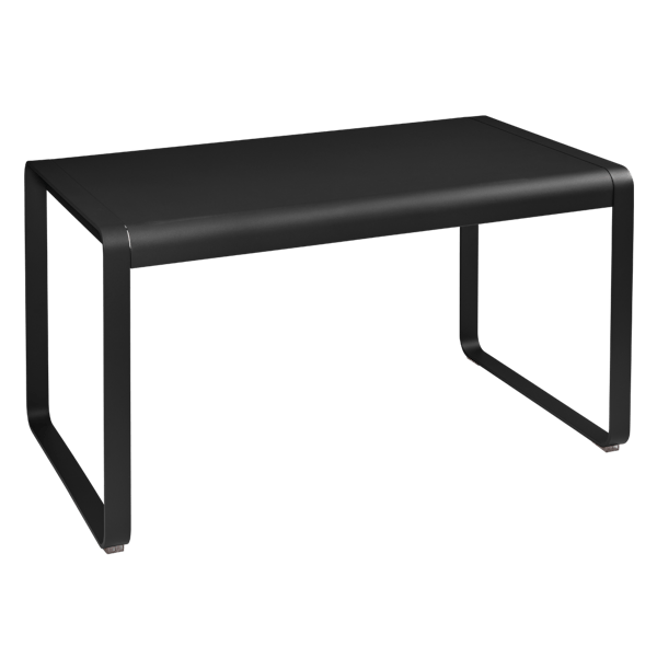 Bellevie Outdoor Dining Table 140 x 80cm By Fermob in Liquorice