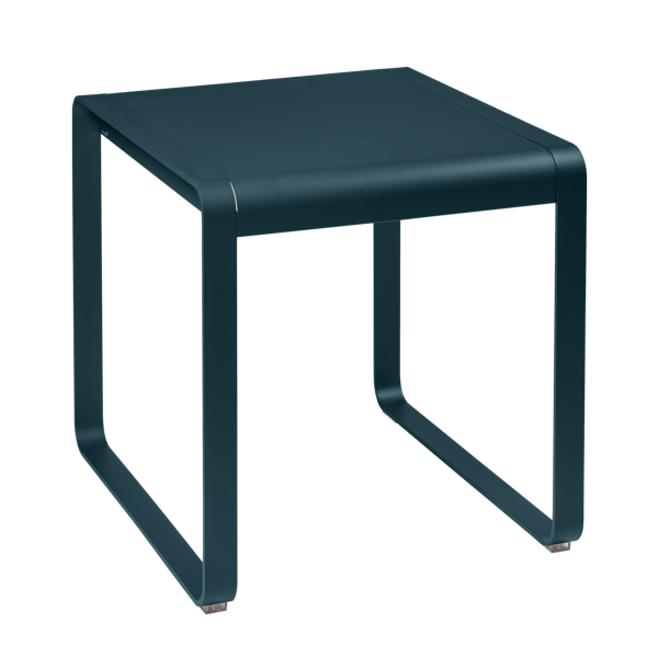 Fermob Bellevie Outdoor Dining Table 74 x 80cm in Acapulco Blue