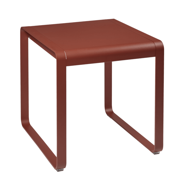 Bellevie Outdoor Dining Table 74 x 80cm By Fermob in Red Ochre