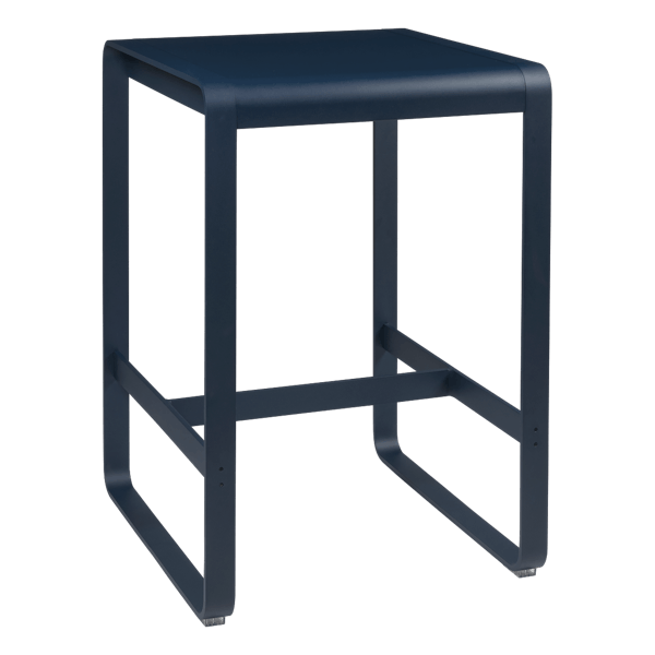 Bellevie Outdoor High Bar Table 74 x 80cm By Fermob in Deep Blue