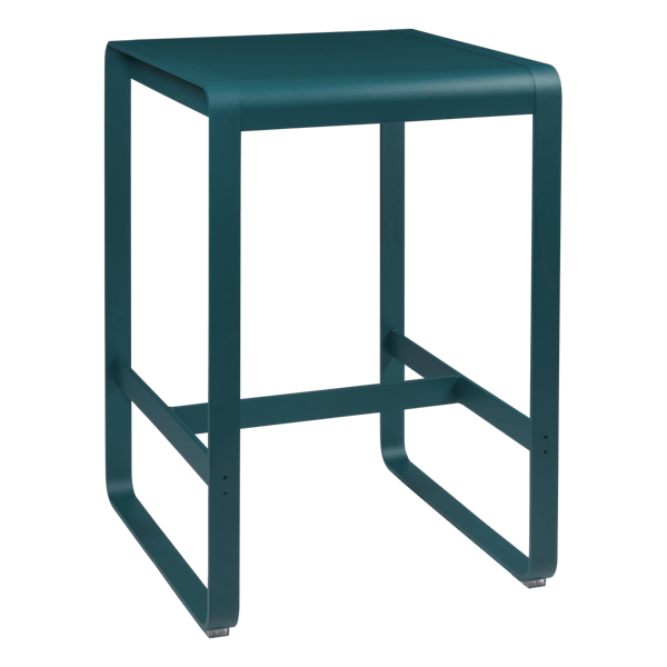 Bellevie Outdoor High Bar Table 74 x 80cm By Fermob in Acapulco Blue