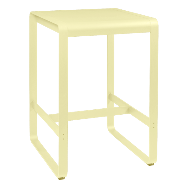 Fermob Bellevie High Bar Table 74 x 80cm in Frosted Lemon