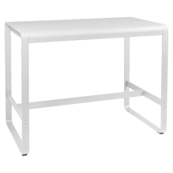 Bellevie Outdoor High Bar Table 140 x 80cm By Fermob in Cotton White