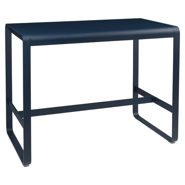 Bellevie Outdoor High Bar Table 140 x 80cm By Fermob in Deep Blue